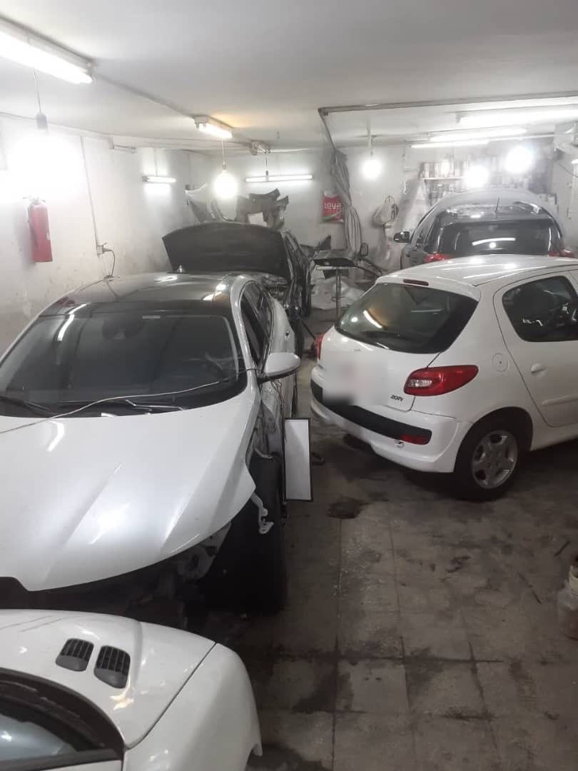 فضای کارگاه صافکاری مدرن